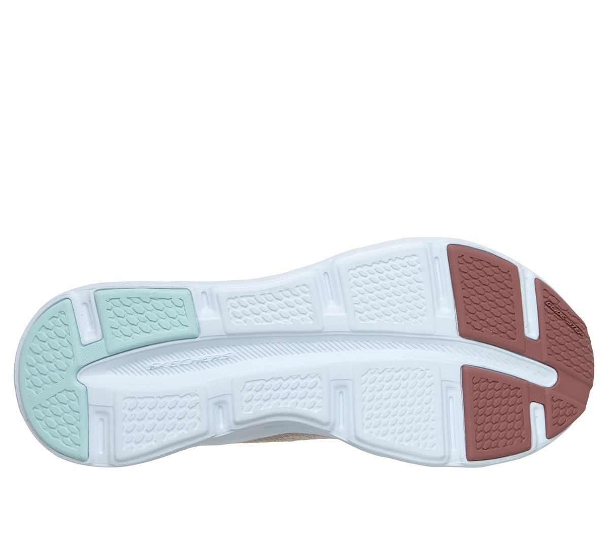 Skechers Slip-ins: Glide-Step Altus - Fast Lane Chaussures Moyen Width en Beige/Bleu Clair, Vegan, Lavable en machine