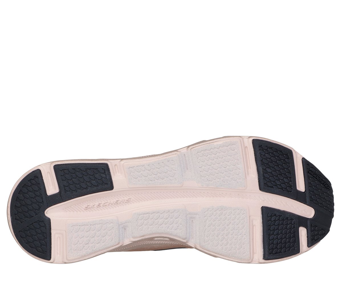 Skechers Slip-ins: Glide-Step Altus - Starlight Shine Chaussures Moyen Width en Noir/Or Rose, Vegan, Lavable en machine