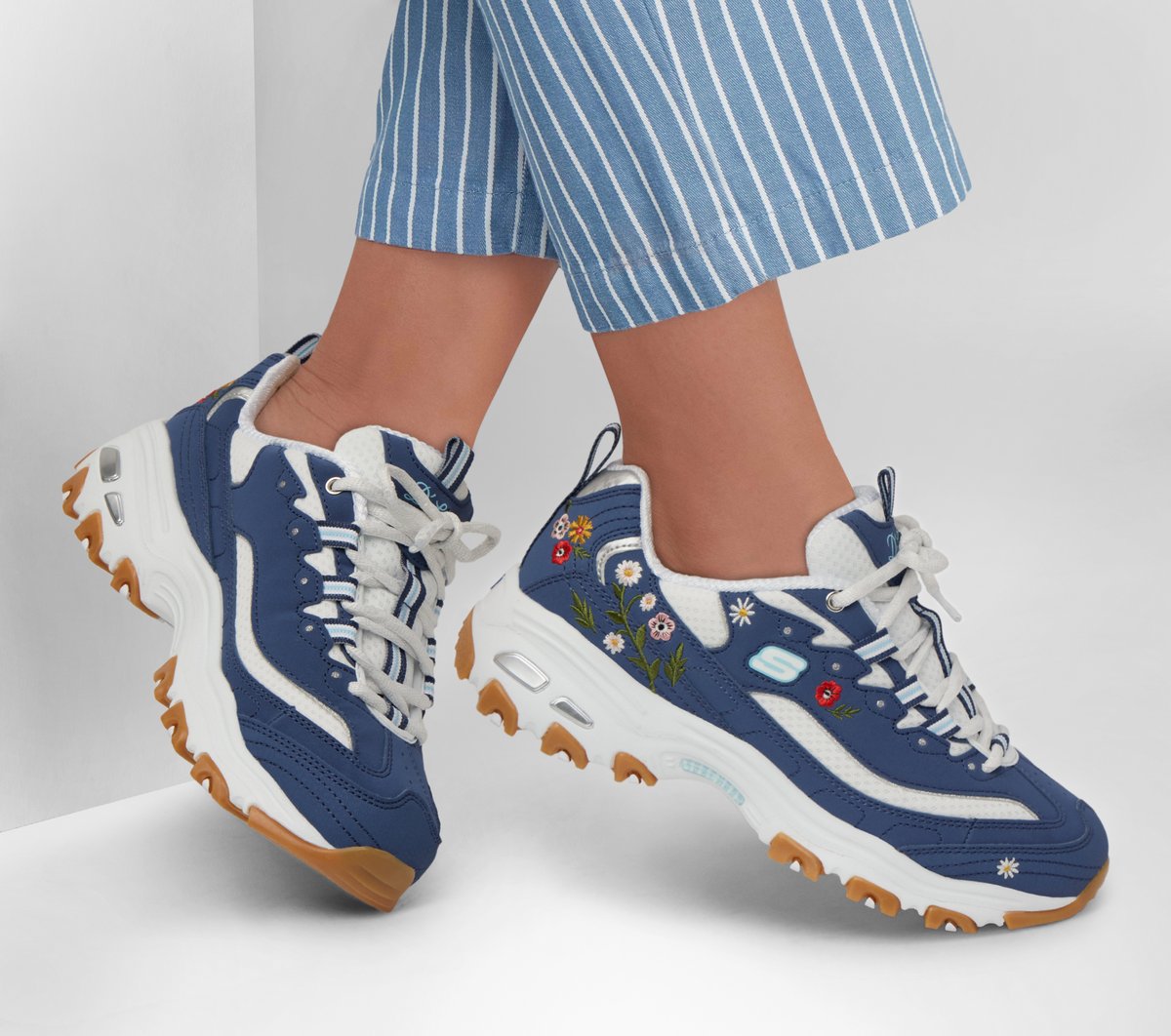 Baskets basses Skechers D Lites - vue 3