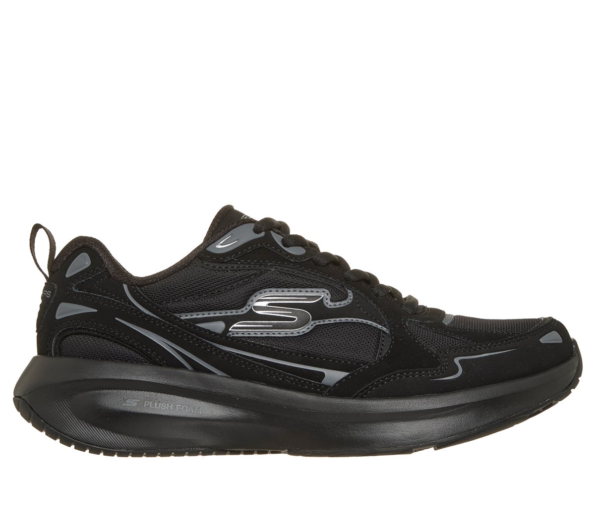 Skechers Waterproof: Plush Foam - Cool Mist en Negro, talla 35
