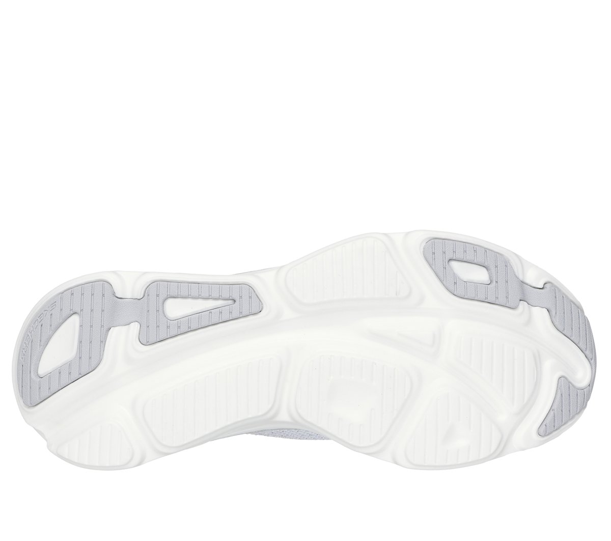 Skechers Slip-ins Relaxed Fit: D'Lux Vapor - Evening Glowing Chaussures Moyen Width en Blanc/Argent, Vegan, Lavable en machine