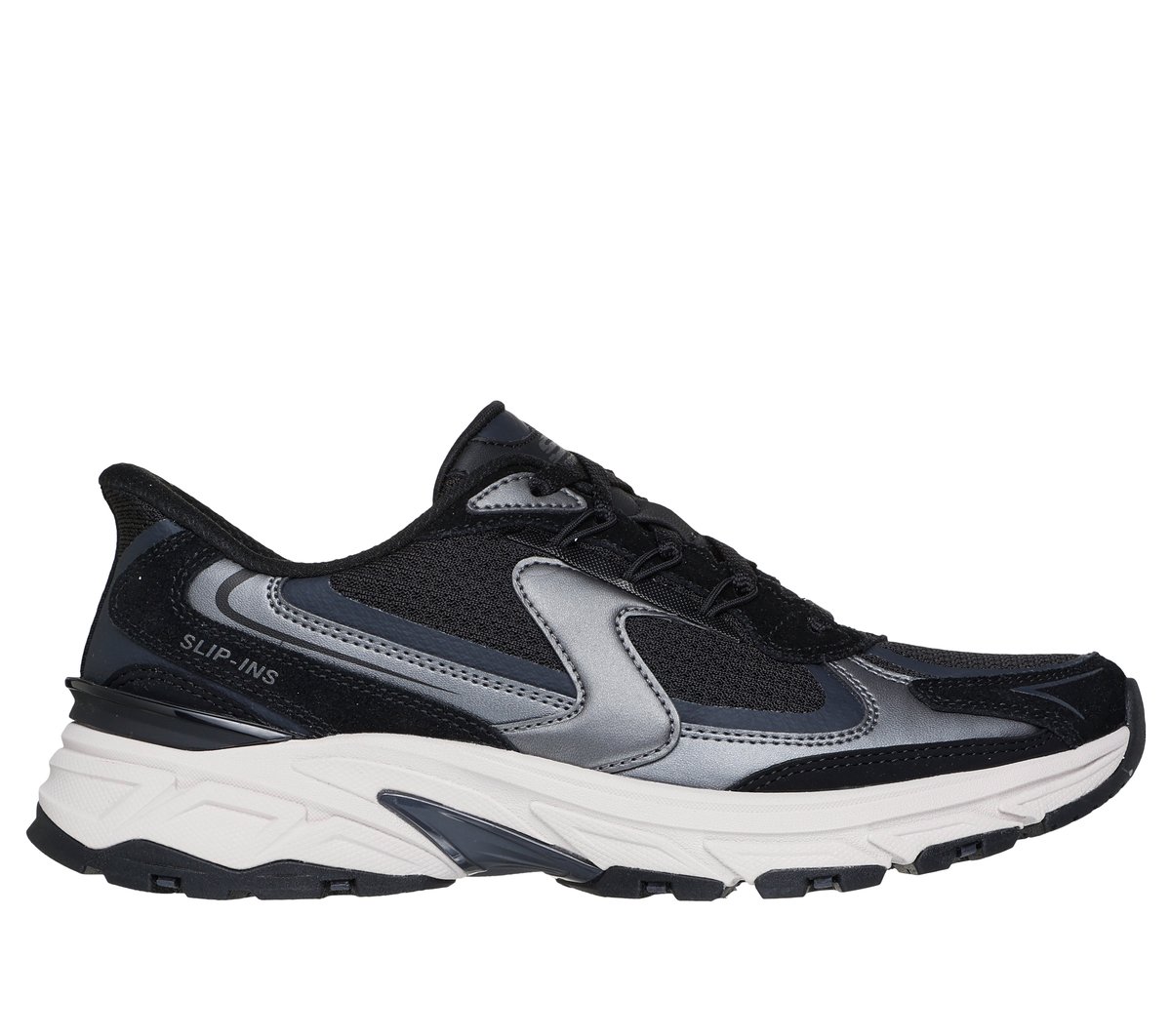 Skechers Slip-ins: Stamina Sport - Metallic Muse en Negro, talla 37