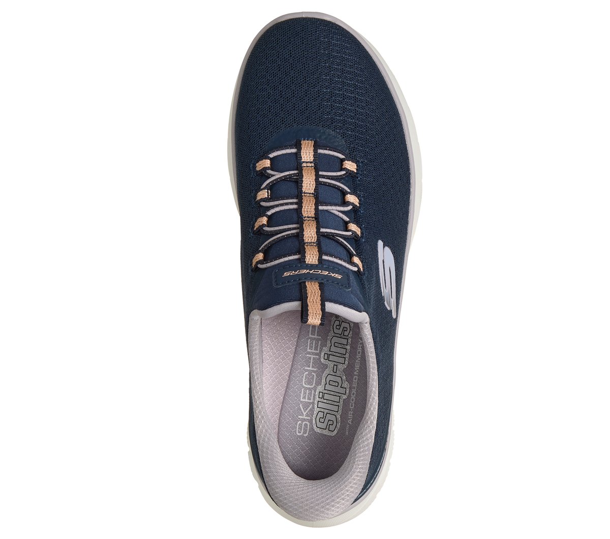 Skechers Slip-ins: Skech-AirSummits - Pure Ease Chaussures Moyen Width en Bleu Marine, Vegan, Lavable en machine