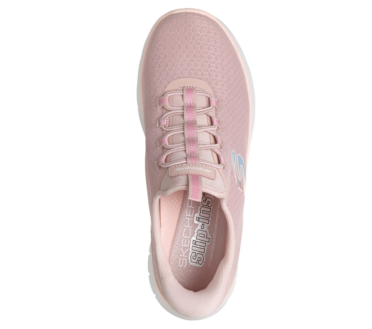 Skechers Slip-ins: Skech-AirSummits - Pure Ease Chaussures Moyen Width en Rose, Vegan, Lavable en machine