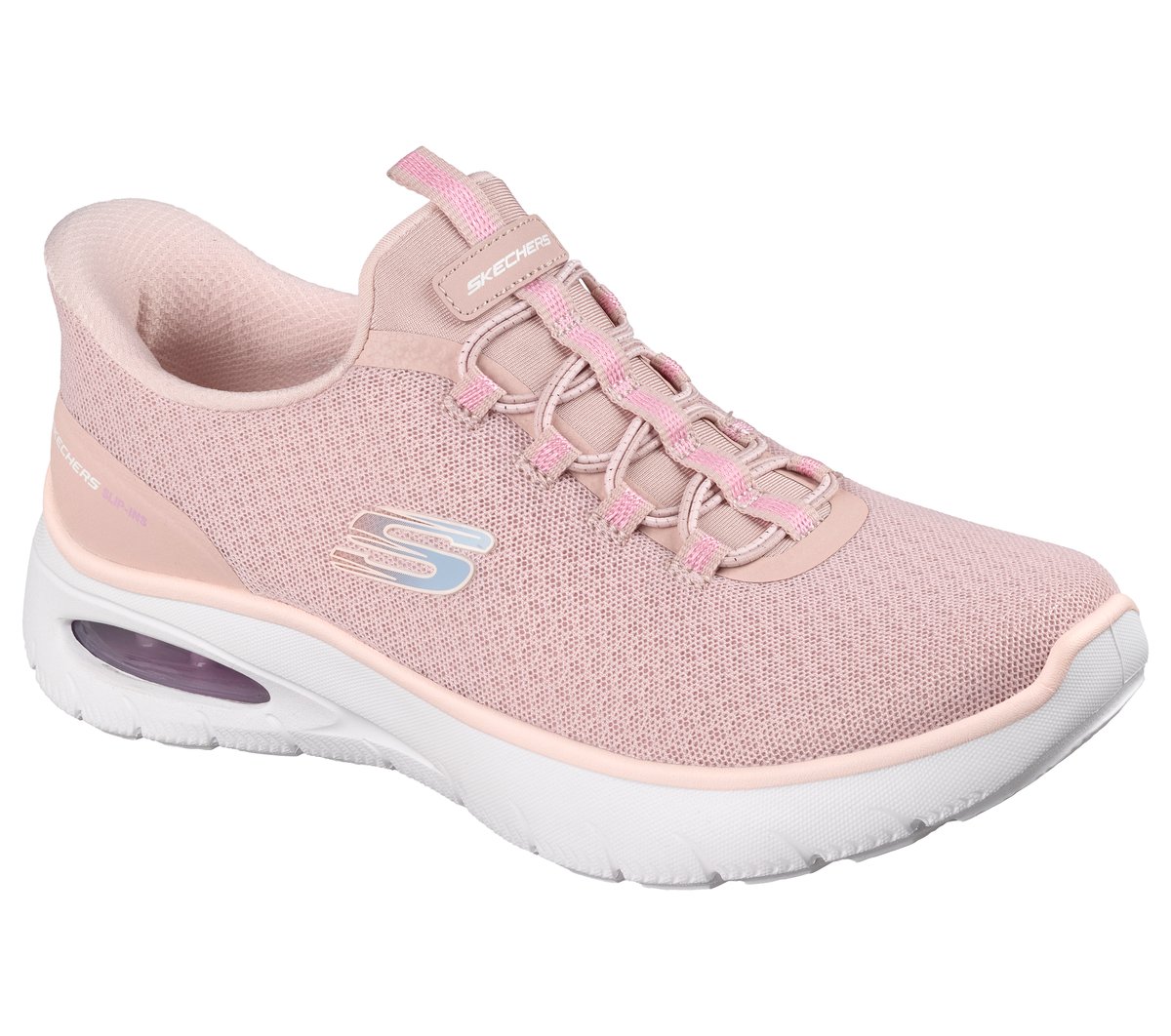 Skechers Slip-ins: Skech-AirSummits - Pure Ease Chaussures Moyen Width en Rose, Vegan, Lavable en machine