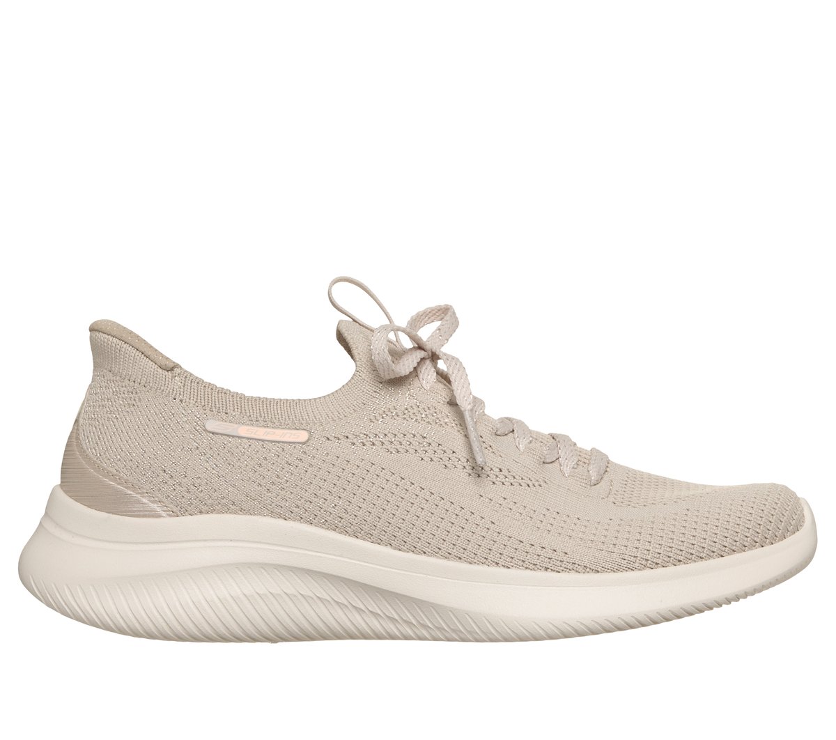 Skechers Slip-ins: Ultra Flex 4.0 en Natural, talla 35, Vegan