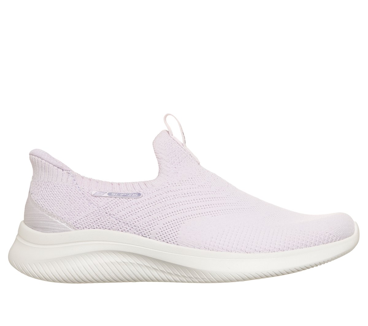 Skechers Women's Lavender Slip-Ins: Ultra Flex 4.0 - Pure Dream Sneaker In Size 6 | Textile/Synthetic, Vegan, Machine Washable