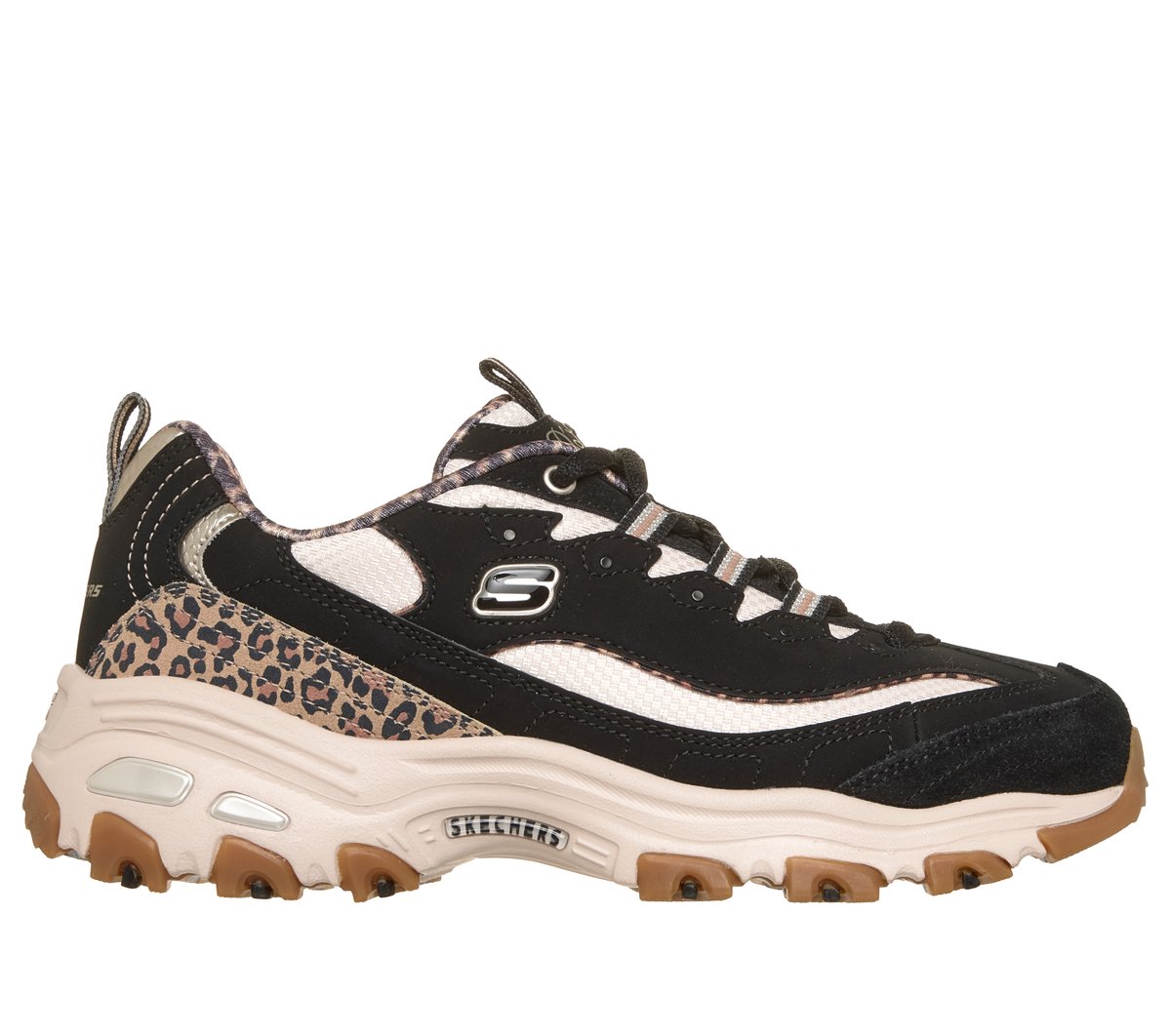 Skechers kobiety D'Lites - Wild Charm w Czarny, Rozmiar 36 Sneakersy