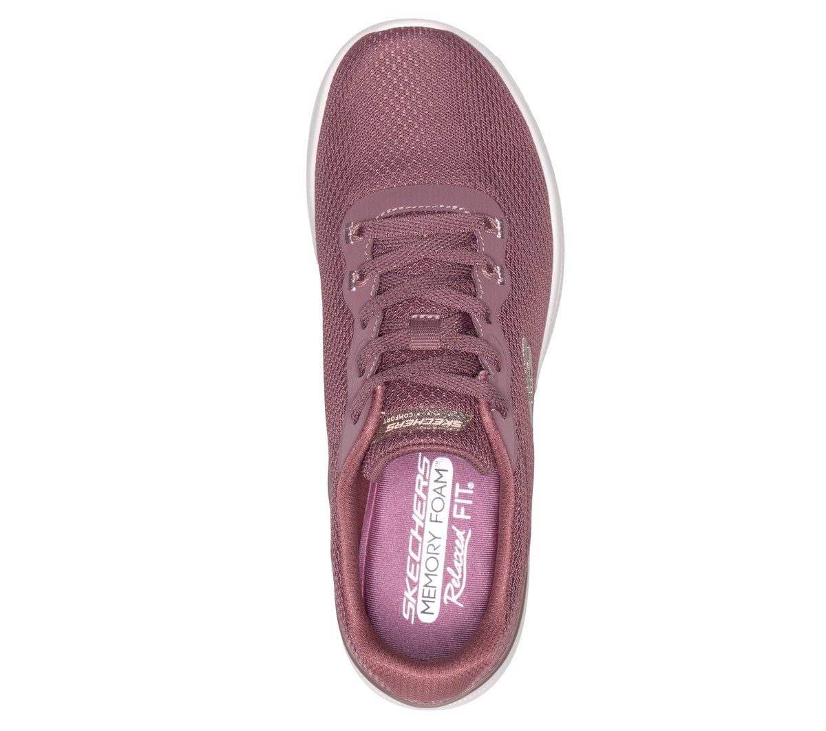 Skechers Femme Dynamight 3.0 Radiant Hour Baskets Natural MeshSyntheticTrim - vue 8