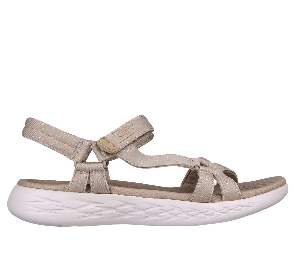 Skechers Ženy On the GO 600 - Brilliancy Shoes v Přírodní Barva, Velikost 35, Vegan