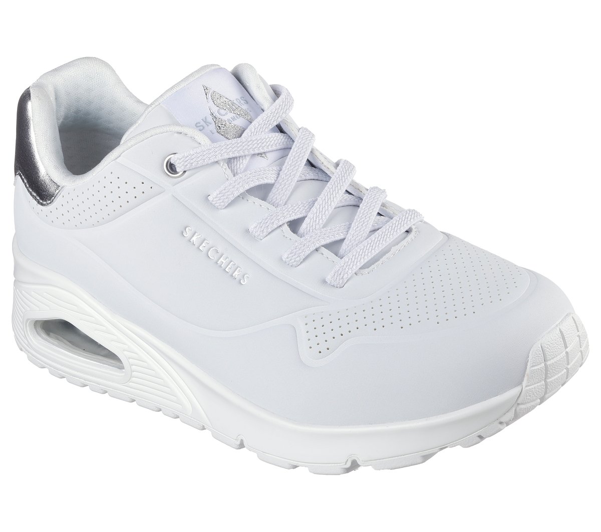 UNO - Shimmer Away — WHITE / SILVER