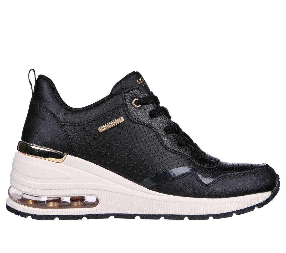 Skechers Million Air - Hotter Air en Negro, talla 39