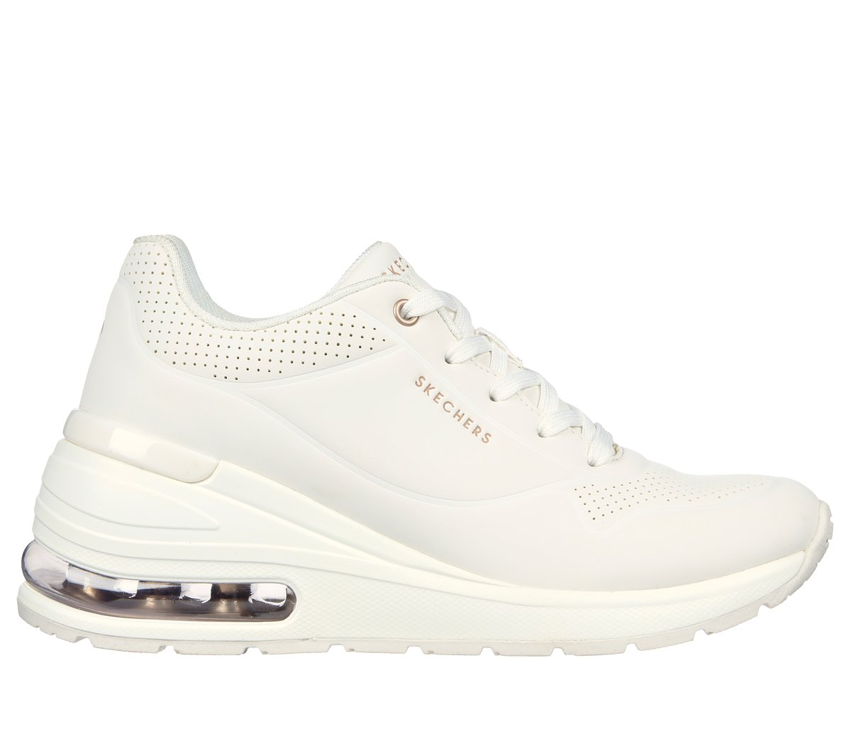 Skechers Million Air - Elevated Air en Blanca, talla 40