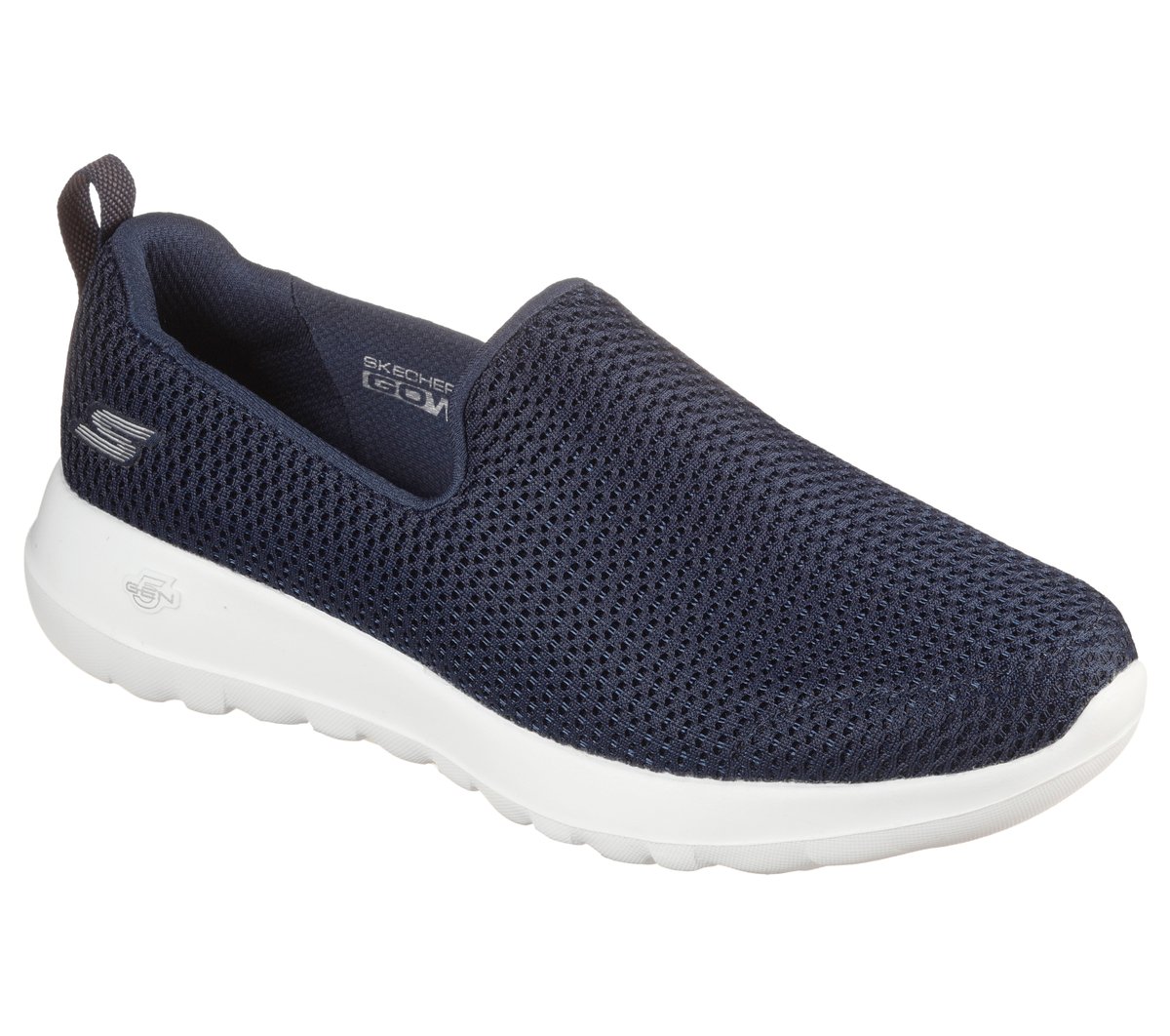Skechers GO WALK JOY Chaussures Moyen Width en Bleu Marine/Blanc, Vegan