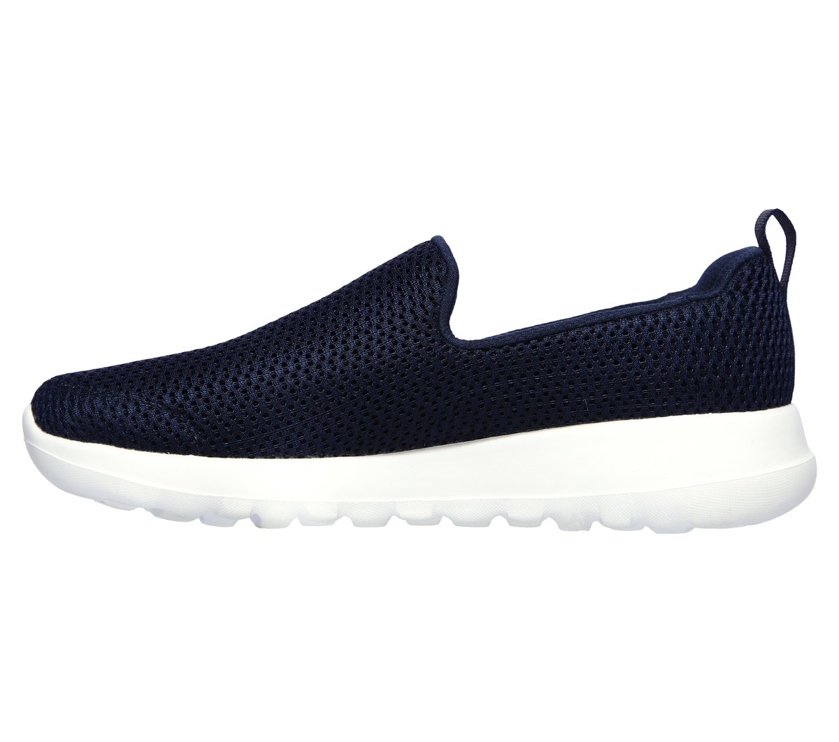 Skechers GO WALK JOY Chaussures Moyen Width en Bleu Marine/Blanc, Vegan