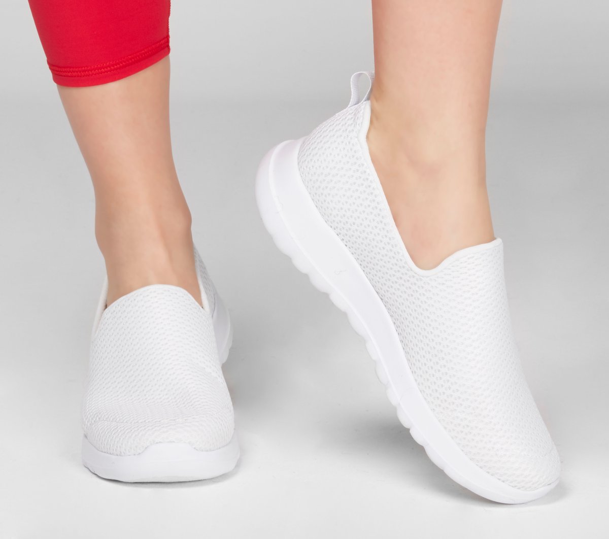 Skechers GO WALK JOY Chaussures Moyen Width en Blanc, Vegan