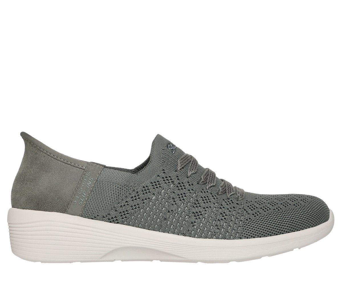 Skechers Slip-ins: Arya - Swiftly en Oliva, talla 37, Vegan