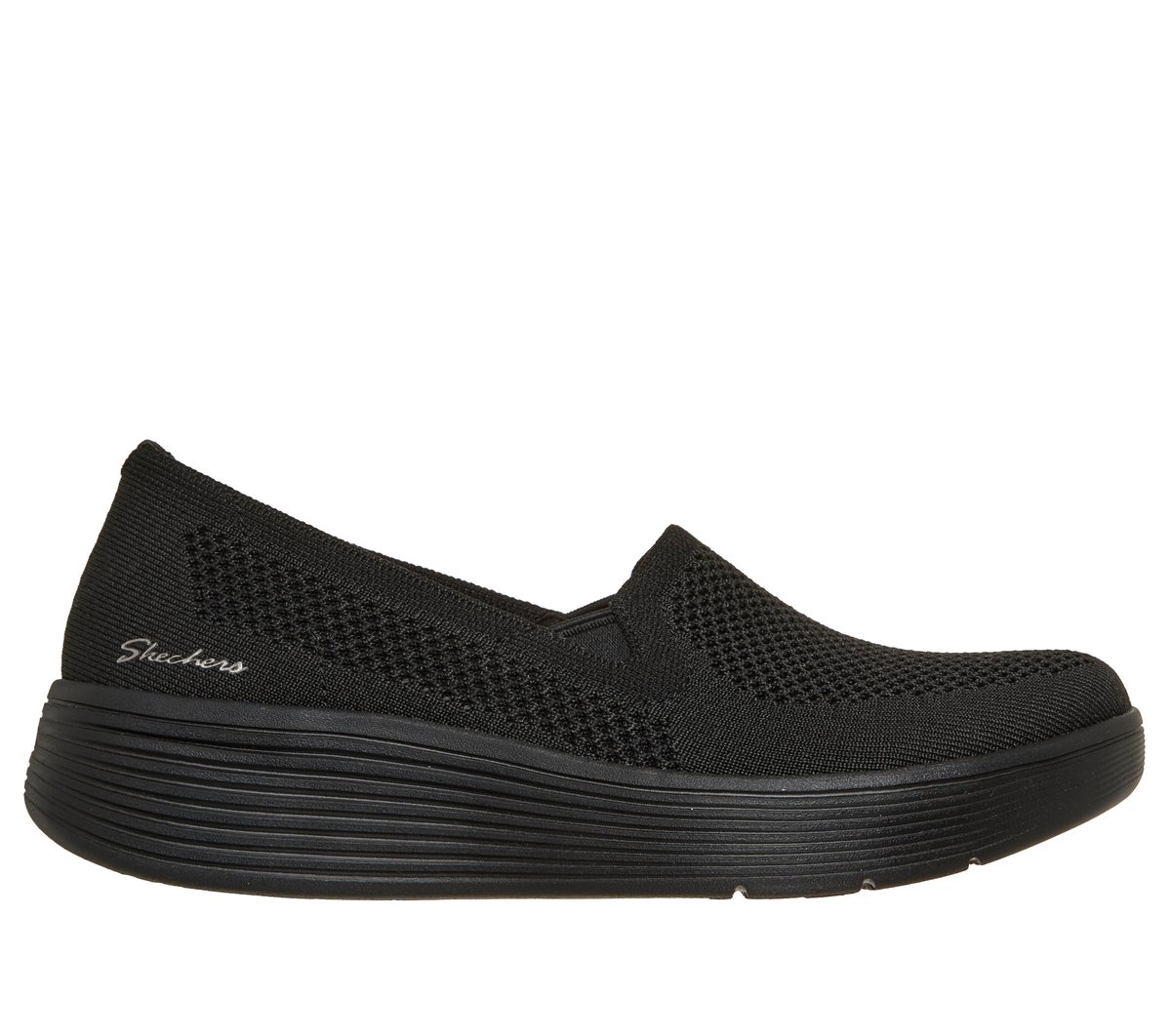 Skechers Relaxed Fit: Arch Fit Laguna - Adore Her en Negro, talla 39, Vegan