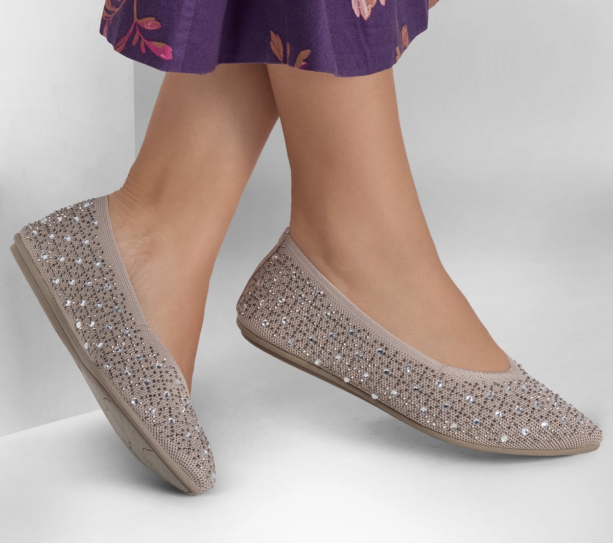 Skechers Cleo Point Gleam N Glow Ballerines plates pour femme - vue 9