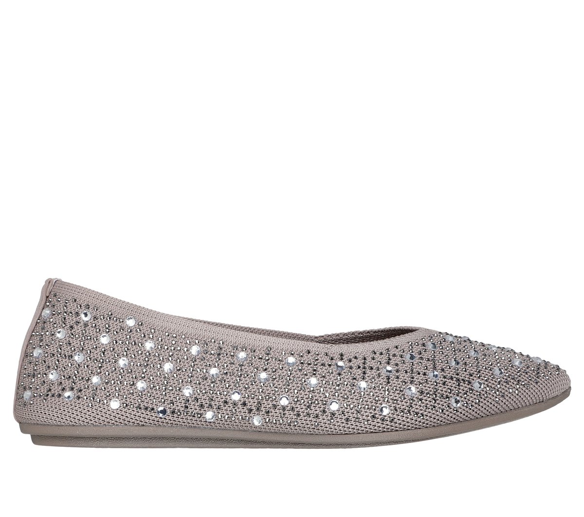 Skechers Cleo Point - Gleam N' Glow en Taupe, talla 36, Vegan