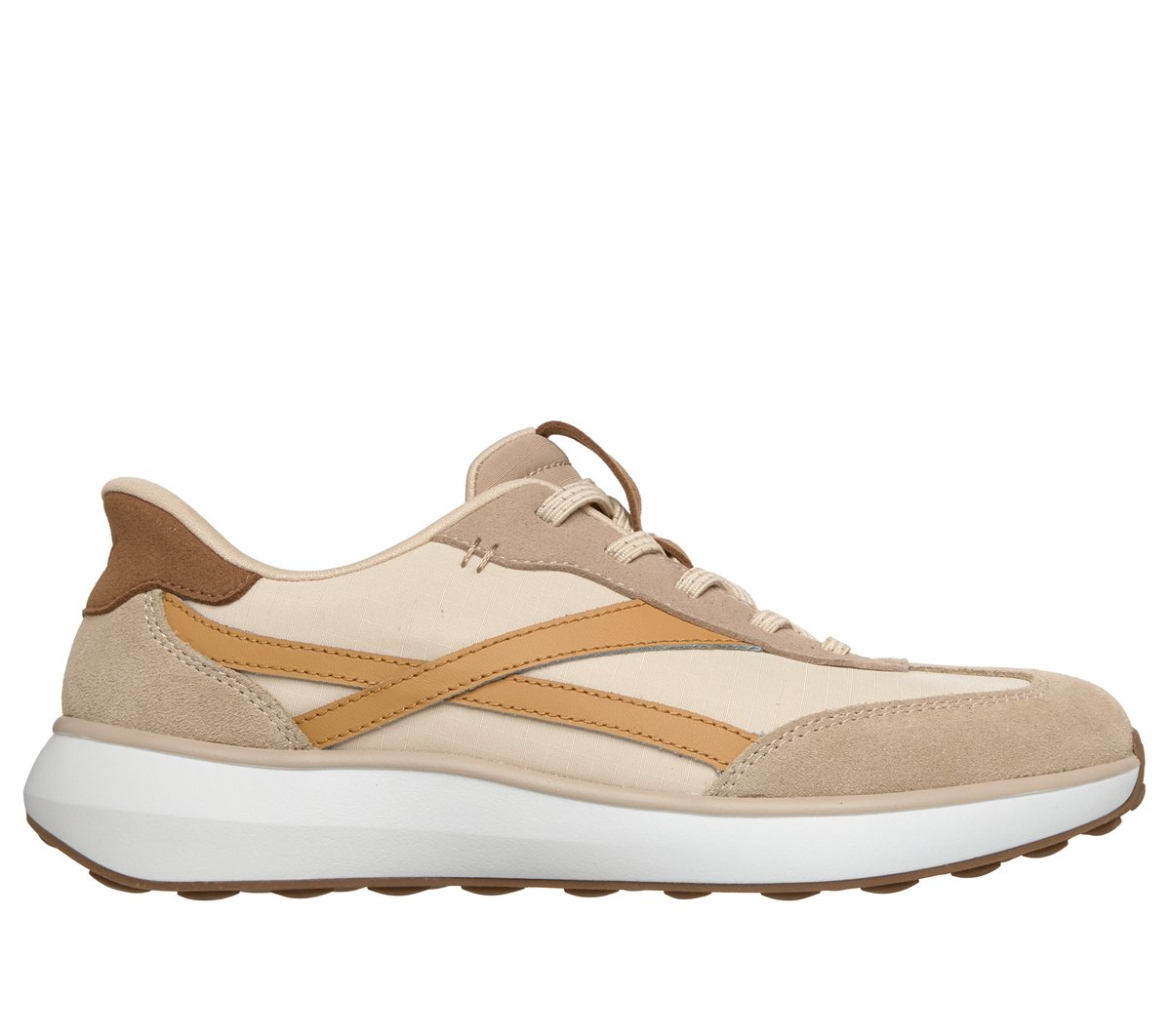 Skechers Slip-ins: Montecito en Natural/Taupe, talla 35