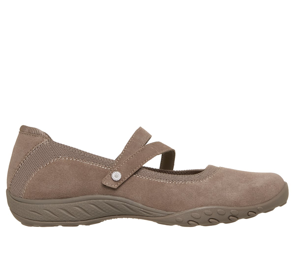 Skechers kobiety Relaxed Fit: Breathe-Easy -Chic Jane w Ciemny Szarobrazowy, Rozmiar 38.5 Buty