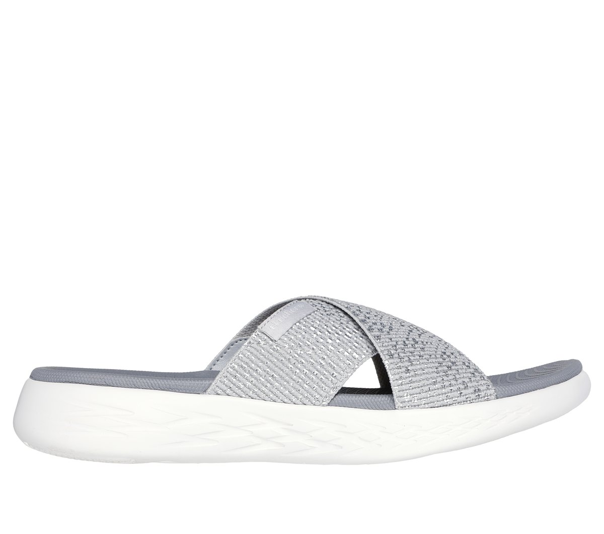 Skechers On-The-GO 600 - Glistening en Plata, talla 41