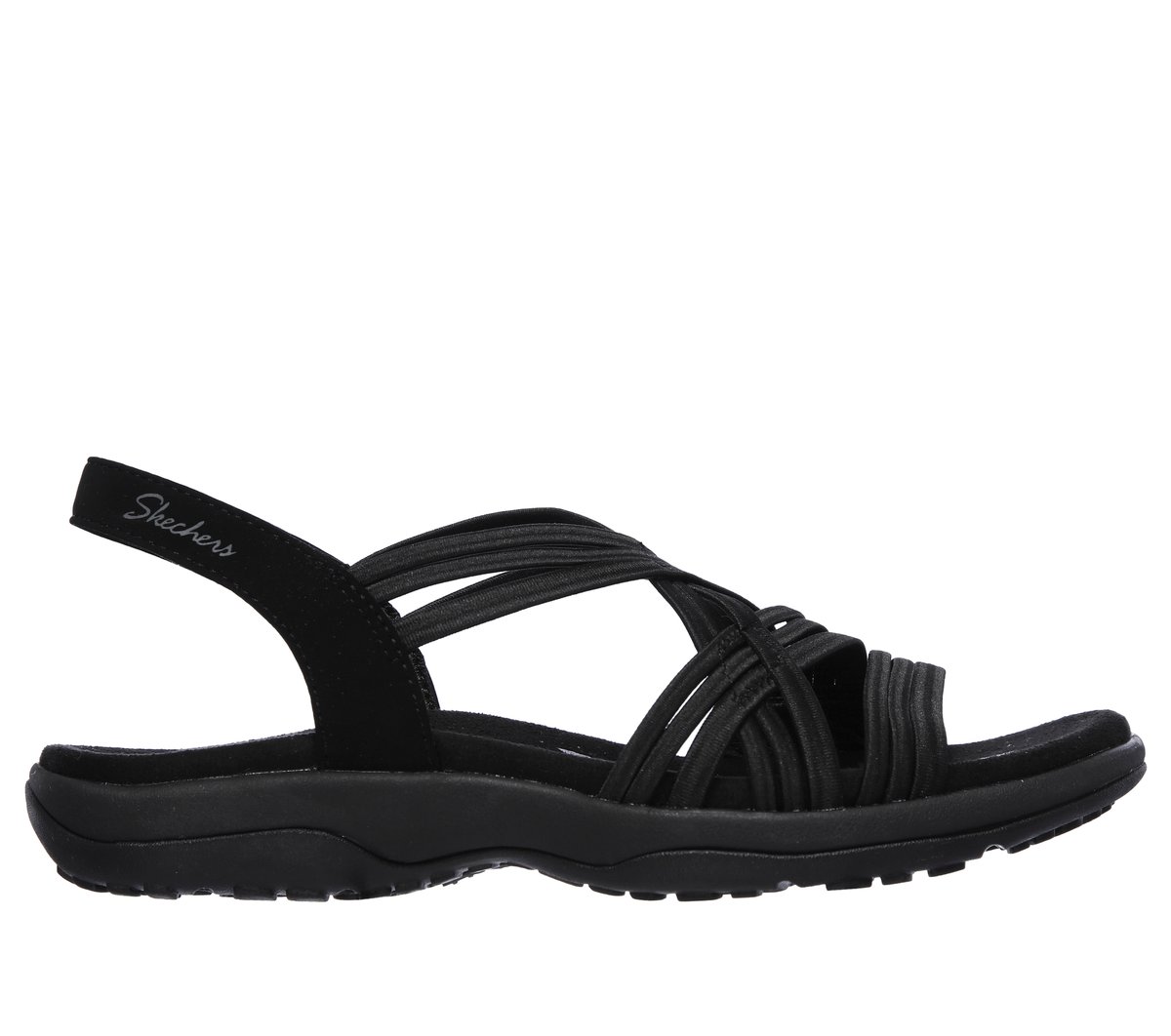 Skechers Reggae Slim - Simply Stretch en Negro, talla 40, Vegan