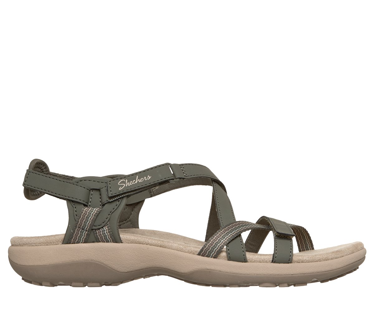 Skechers Reggae Slim - Sun Array en Oliva, talla 36, Vegan