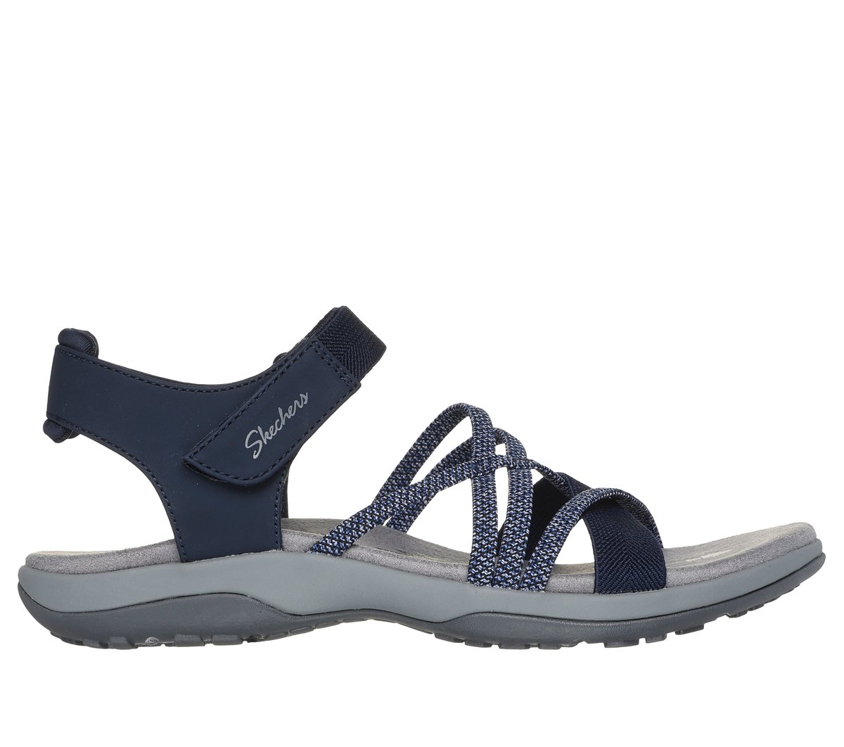 Skechers Reggae Slim - Meadow Grazer en Navy, talla 40, Vegan