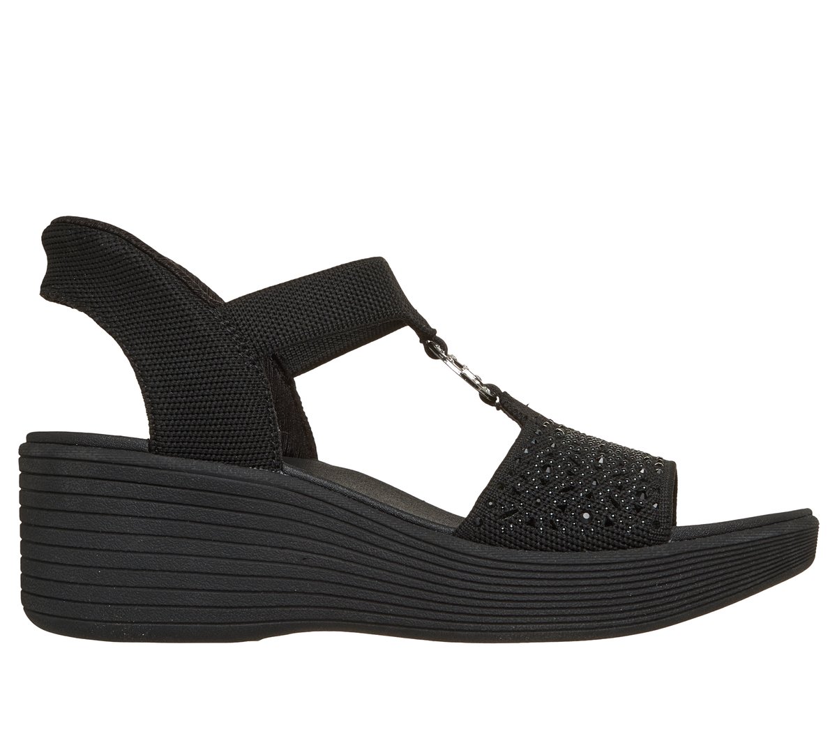 Skechers Slip-ins: Parallel Lite - Dancing Away 2 en Negro, talla 35, Vegan