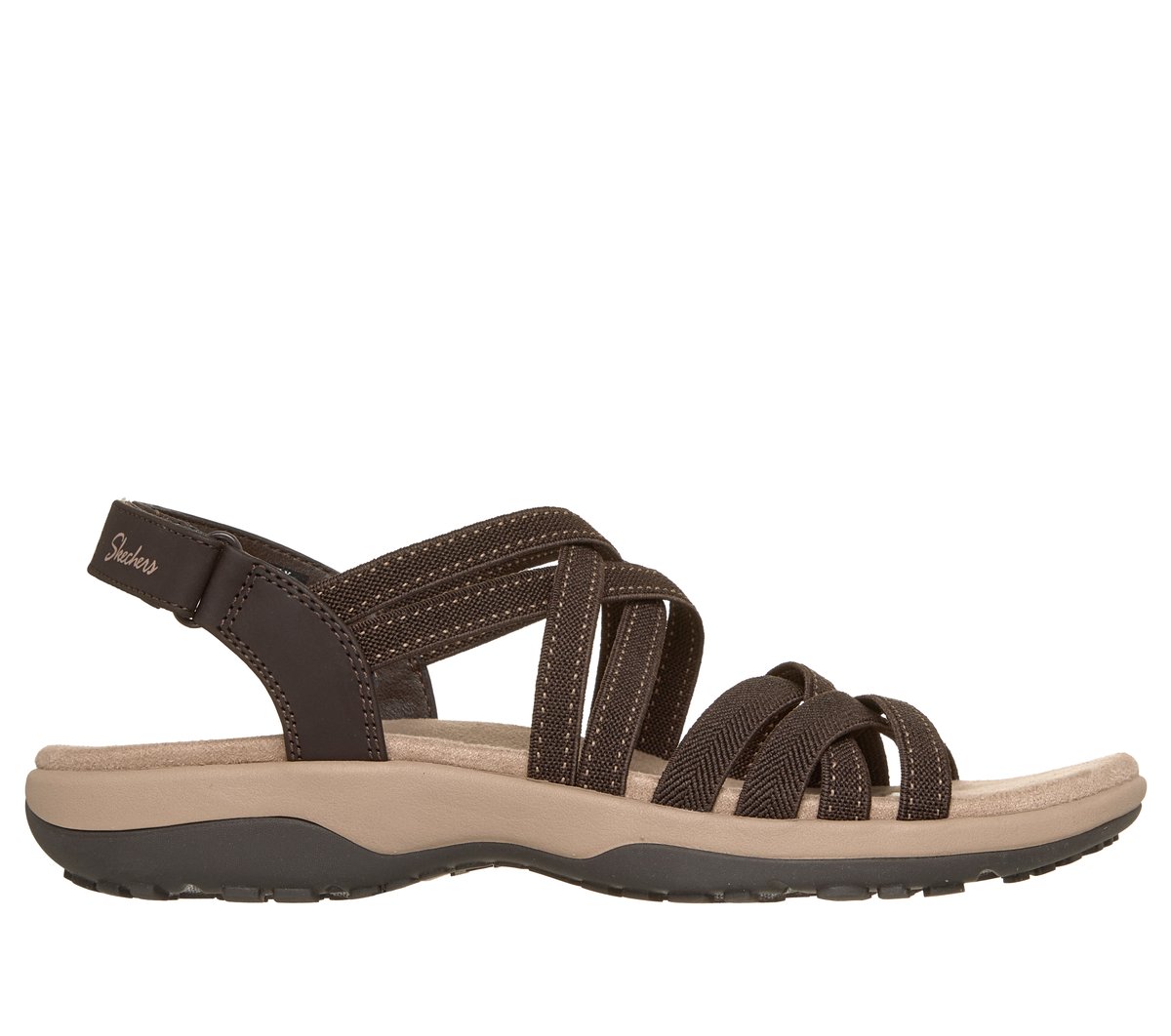 Skechers Reggae Slim - Summer Getaway en Chocolate, talla 36, Vegan