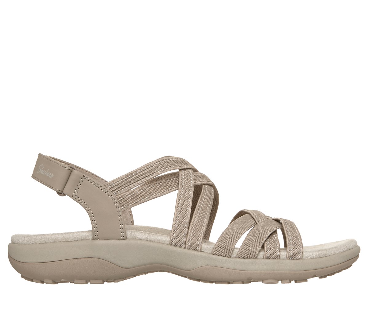 Skechers Reggae Slim - Summer Getaway en Taupe, talla 38, Vegan