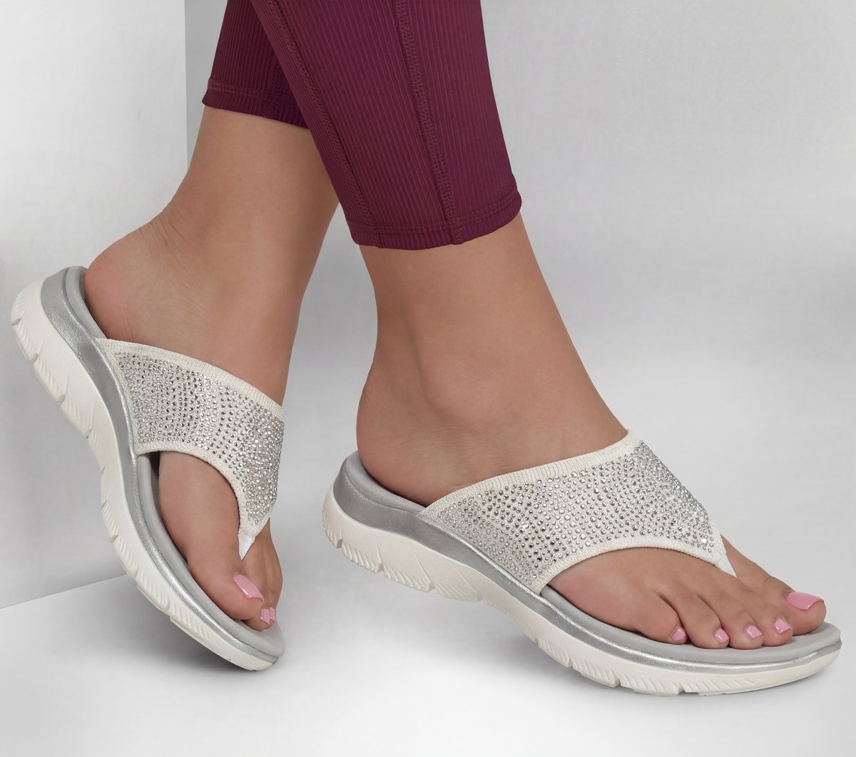 Summits Sandal - Unmatched Glow — WHITE