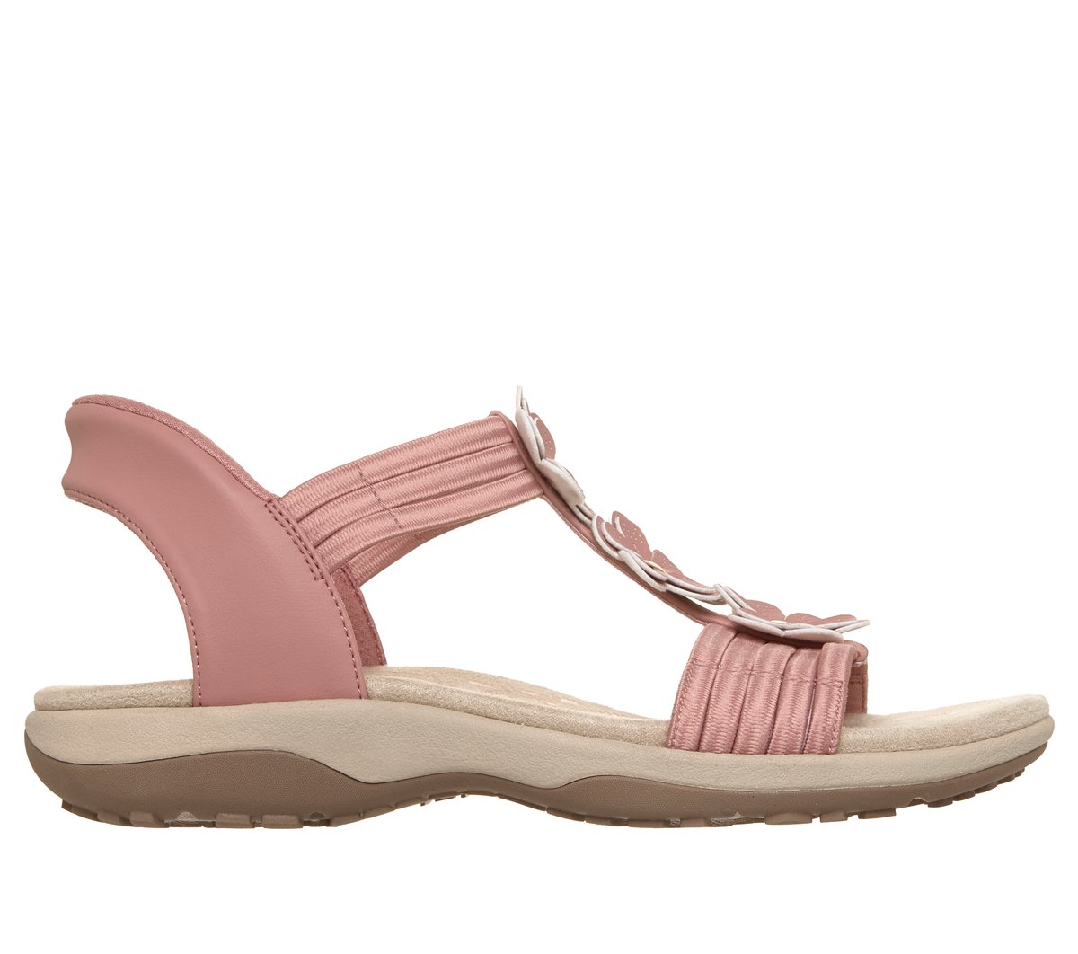 Skechers Slip-ins: Reggae Slim - Blooming Romance en Blush, talla 35, Vegan