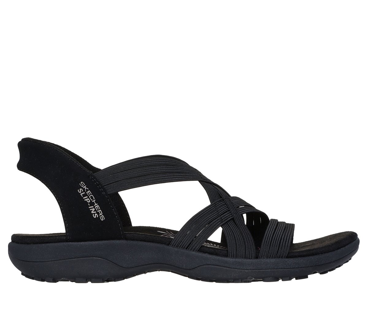 Skechers Slip-Ins: Reggae Slim - Simply Stretchy Shoes In Schwarz, GrößE 40, Vegan, In Der Maschine Waschbar-image