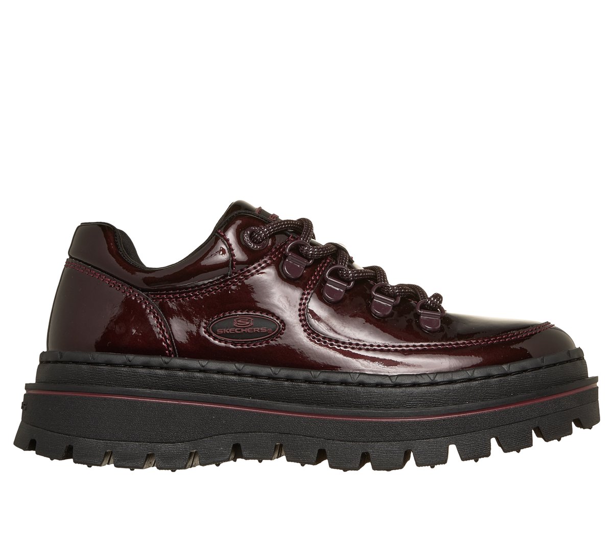 Skechers Jammers - Cool Block en Borgoña, talla 38.5