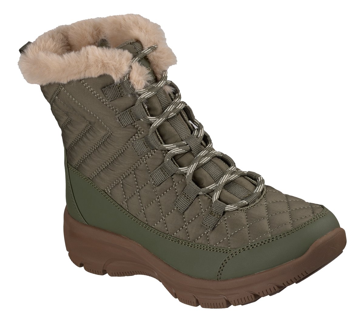 Memory Foam Skechers Boots Womens Wide Fit Relaxed Fit: Easy