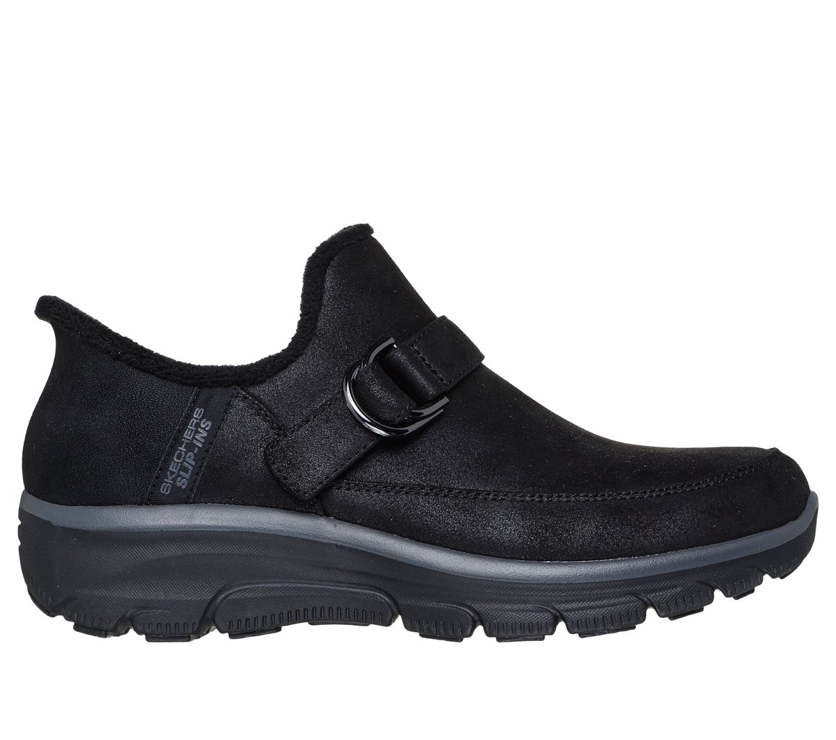 Skechers Slip-ins: Easy Going - Fun Habits en Negro, talla 35, Vegan