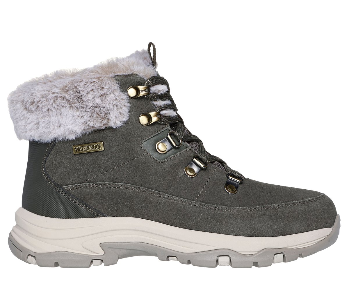 Skechers Trego - Snow Worries en Oliva, talla 37
