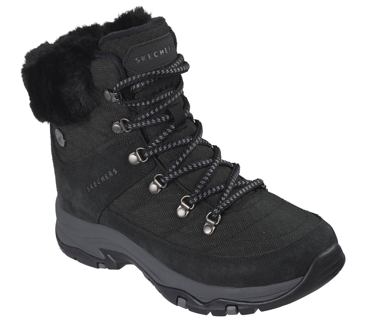 Waterproof Relaxed Fit: Trego - Stormie Frost — BLACK