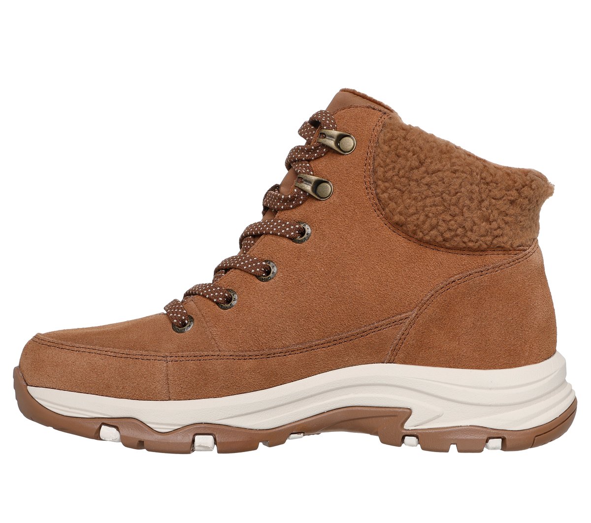 Skechers Slip-ins Waterproof Relaxed Fit: Trego - Snow Breeze Chaussures Moyen Width en Châtaigne