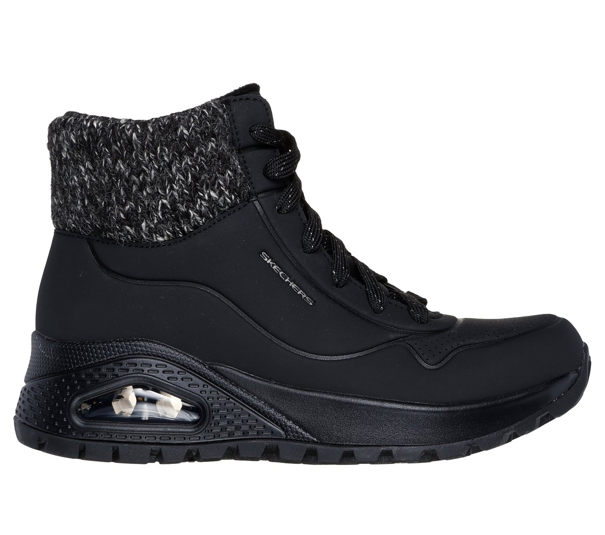 Skechers UNO Rugged - Darling Days en Negro, talla 35
