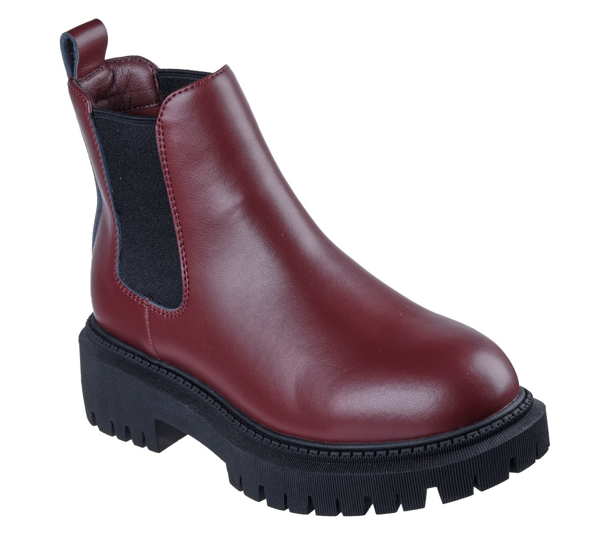 Skechers Modern Rugged - The Voyager Chaussures Moyen Width en Rouge Foncé
