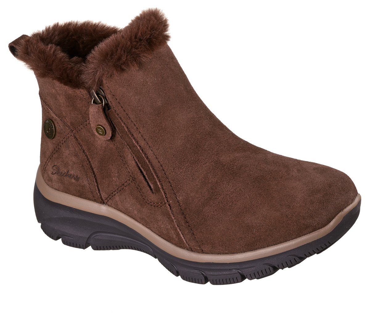 Waterproof Relaxed Fit: Easy Going - High Zip 2 — CHOCOLATE