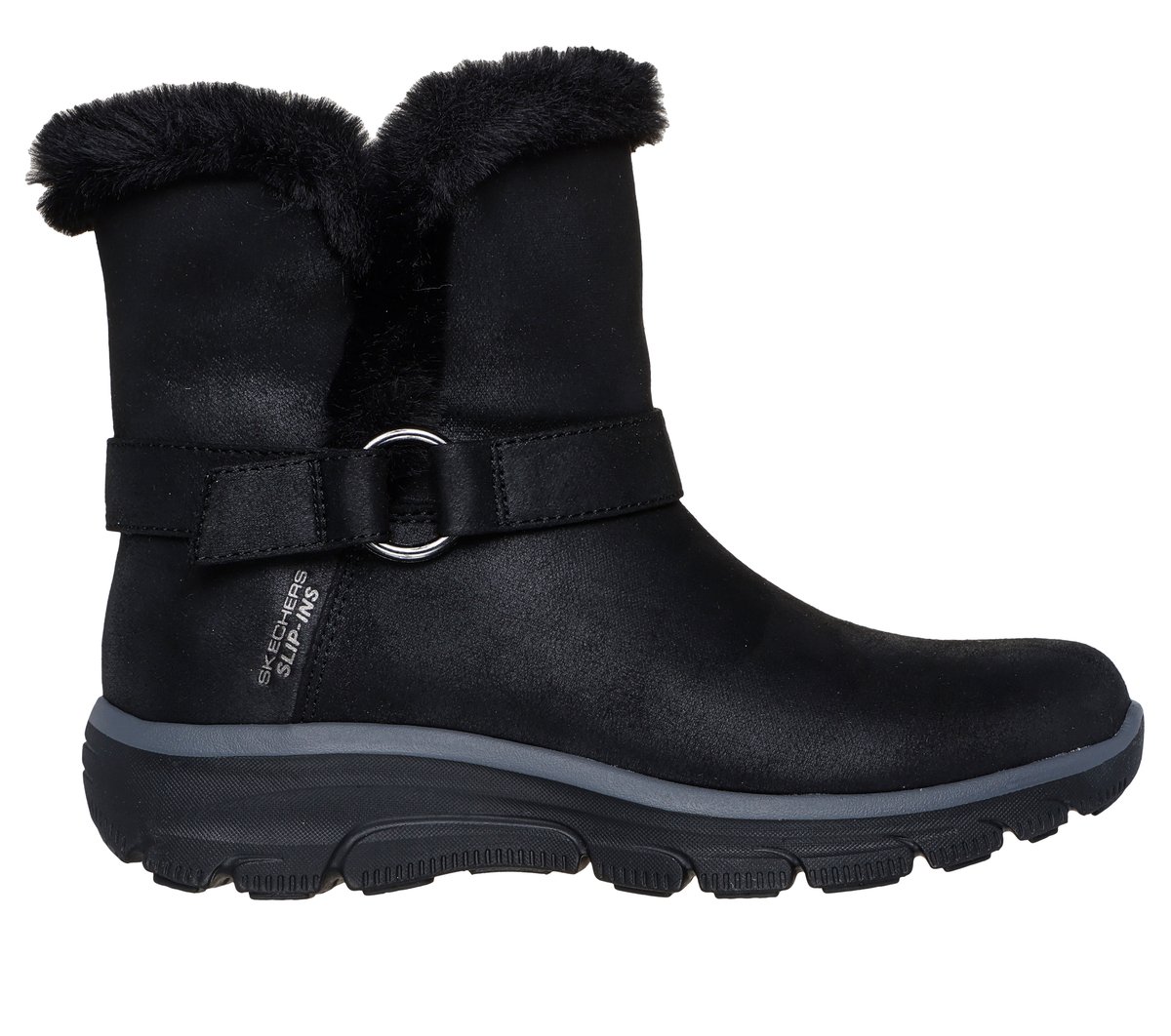 Skechers Slip-ins Relaxed Fit: Easy Going - Dreamers Move en Negro, talla 36, Vegan
