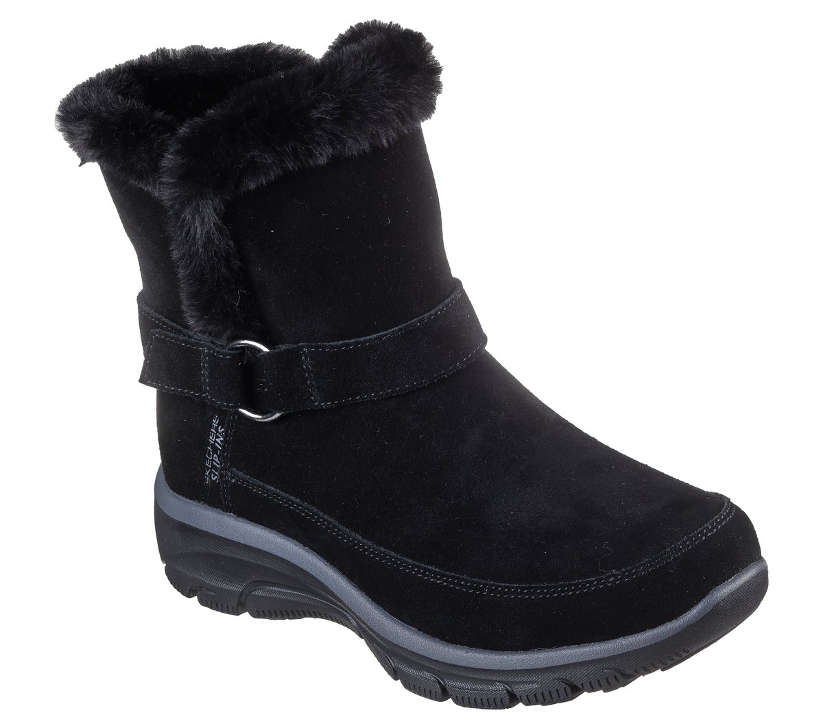 Skechers Slip-ins Relaxed Fit: Easy Going - Dreamers Luxe Vibes Chaussures Moyen Width en Noir
