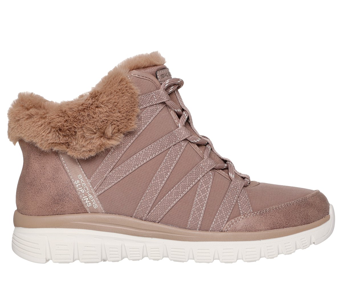 Skechers Slip-ins: Graceful - Cozy Strolls en Mocha, talla 37, Vegan