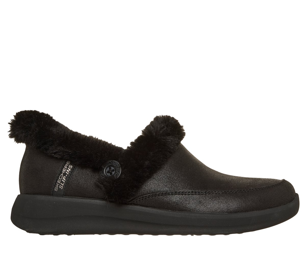 Skechers Slip-ins: Cozy Escape en Negro, talla 40, Vegan