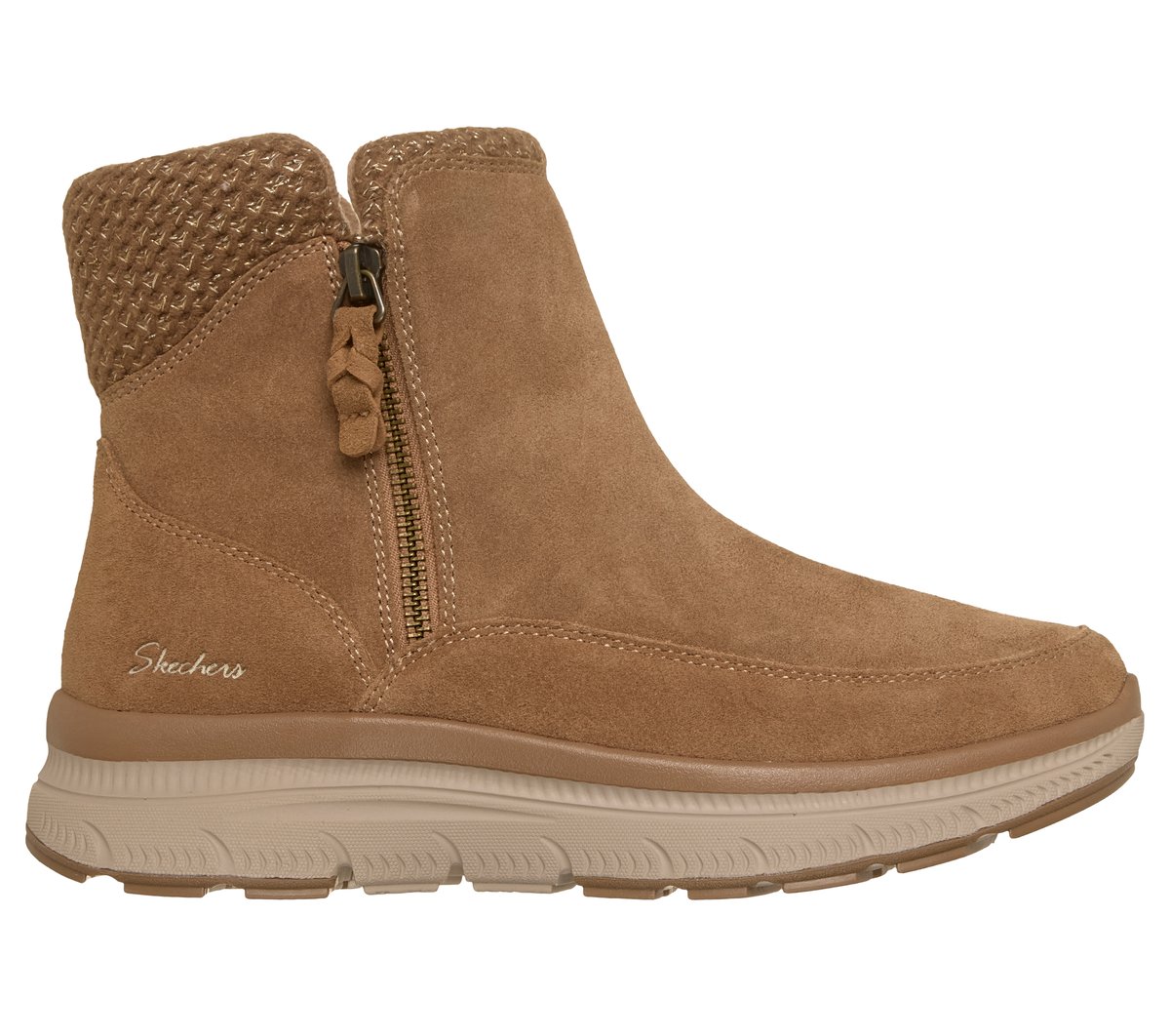 Skechers Women's Relaxed Fit: Summits Plus Boot Boots in Chestnut, Size 3